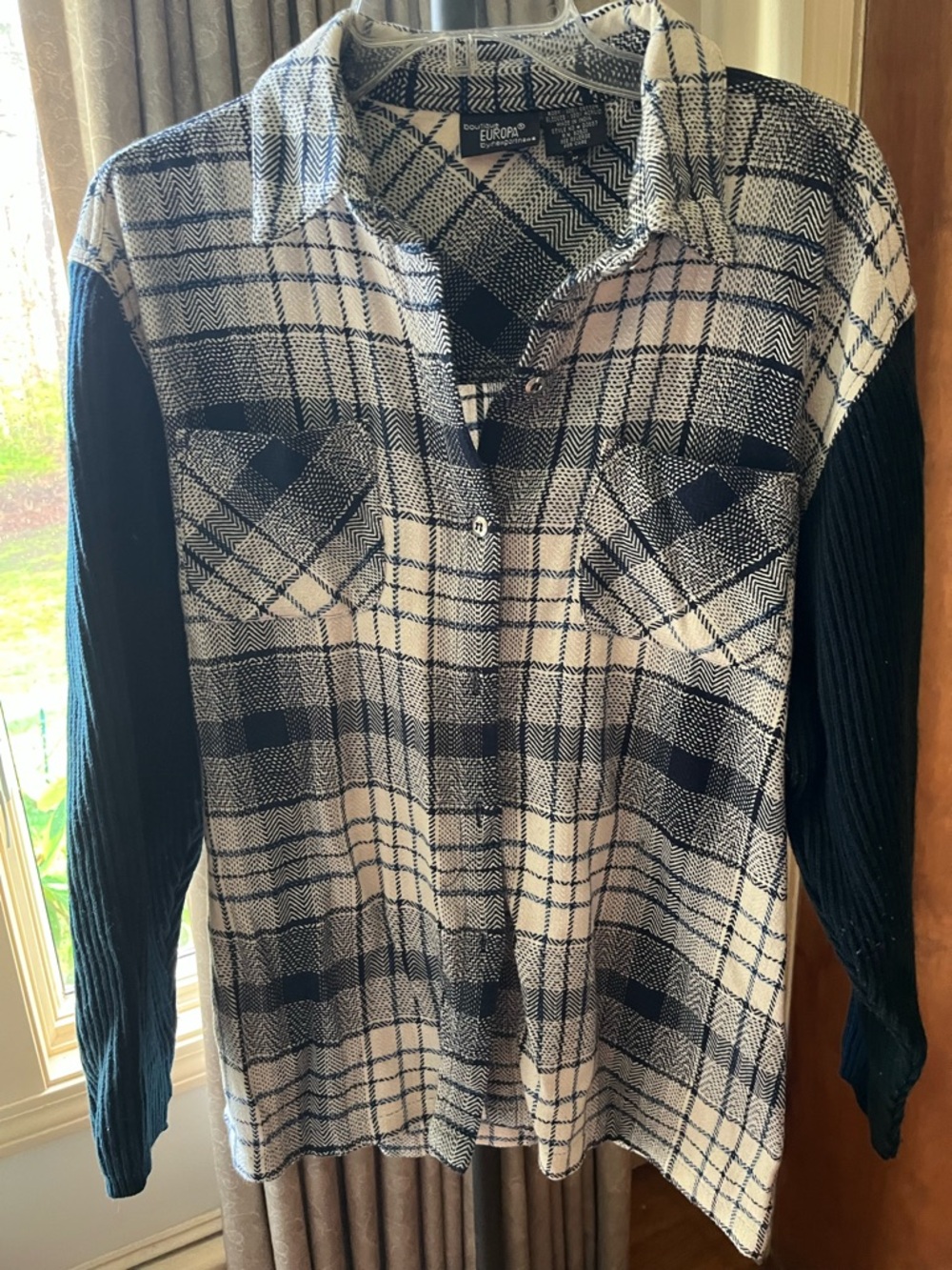 Newport news plaid button down